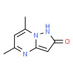 ChemSpider 2D Image | 5,7-dimethylpyrazolo[1,5-a]pyrimidin-2-ol | C8H9N3O