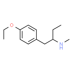 ChemSpider 2D Image | 1-(4-Ethoxyphenyl)-N-methyl-2-butanamine | C13H21NO