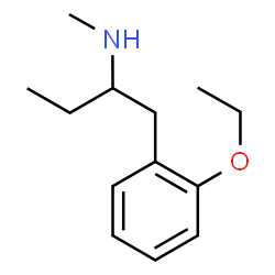 ChemSpider 2D Image | 1-(2-Ethoxyphenyl)-N-methyl-2-butanamine | C13H21NO