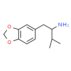 ChemSpider 2D Image | 1-(1,3-Benzodioxol-5-yl)-3-methyl-2-butanamine | C12H17NO2