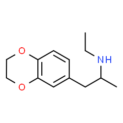 ChemSpider 2D Image | 1-(2,3-Dihydro-1,4-benzodioxin-6-yl)-N-ethyl-2-propanamine | C13H19NO2