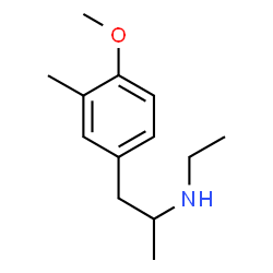 ChemSpider 2D Image | N-Ethyl-1-(4-methoxy-3-methylphenyl)-2-propanamine | C13H21NO