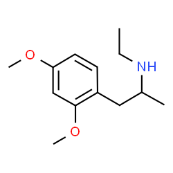 ChemSpider 2D Image | 1-(2,4-Dimethoxyphenyl)-N-ethyl-2-propanamine | C13H21NO2