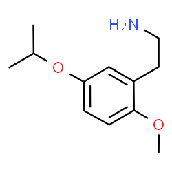 ChemSpider 2D Image | 2-(5-Isopropoxy-2-methoxyphenyl)ethanamine | C12H19NO2