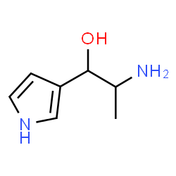ChemSpider 2D Image | 2-Amino-1-(1H-pyrrol-3-yl)-1-propanol | C7H12N2O