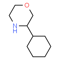 ChemSpider 2D Image | 3-Cyclohexylmorpholine | C10H19NO