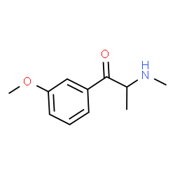 ChemSpider 2D Image | 1-(3-Methoxyphenyl)-2-(methylamino)-1-propanone | C11H15NO2