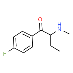 ChemSpider 2D Image | 1-(4-fluorophenyl)-2-(methylamino)butan-1-one | C11H14FNO