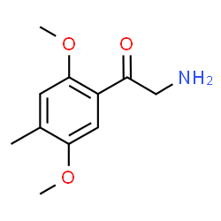 ChemSpider 2D Image | 2-Amino-1-(2,5-dimethoxy-4-methylphenyl)ethanone | C11H15NO3