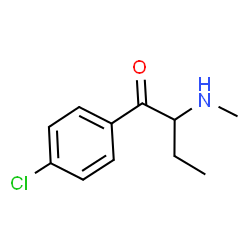ChemSpider 2D Image | 1-(4-Chlorophenyl)-2-(methylamino)-1-butanone | C11H14ClNO