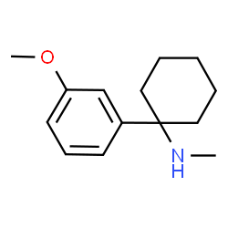 ChemSpider 2D Image | 1-(3-Methoxyphenyl)-N-methylcyclohexanamine | C14H21NO