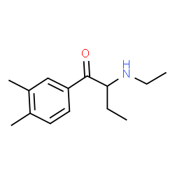 ChemSpider 2D Image | 1-(3,4-Dimethylphenyl)-2-(ethylamino)-1-butanone | C14H21NO