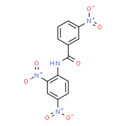 ChemSpider 2D Image | N-(2,4-Dinitrophenyl)-3-nitrobenzamide | C13H8N4O7