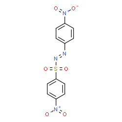 ChemSpider 2D Image | (E)-1-(4-Nitrophenyl)-2-[(4-nitrophenyl)sulfonyl]diazene | C12H8N4O6S