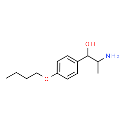 ChemSpider 2D Image | 2-Amino-1-(4-butoxyphenyl)-1-propanol | C13H21NO2