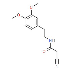 ChemSpider 2D Image | N1-(3,4-dimethoxyphenethyl)-2-cyanoacetamide | C13H16N2O3