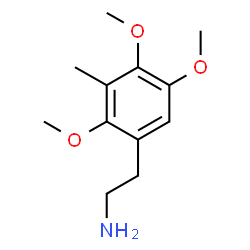 ChemSpider 2D Image | 2-(2,4,5-Trimethoxy-3-methylphenyl)ethanamine | C12H19NO3