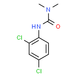 ChemSpider 2D Image | 3-(2,4-Dichlorophenyl)-1,1-dimethylurea | C9H10Cl2N2O