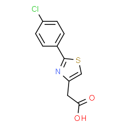 ChemSpider 2D Image | Fenclozic acid | C11H8ClNO2S