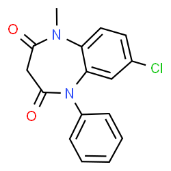 ChemSpider 2D Image | Clobazam | C16H13ClN2O2