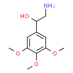 ChemSpider 2D Image | 2-Amino-1-(3,4,5-trimethoxyphenyl)ethanol | C11H17NO4