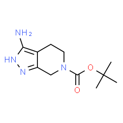 ChemSpider 2D Image | 2-Methyl-2-propanyl 3-amino-2,4,5,7-tetrahydro-6H-pyrazolo[3,4-c]pyridine-6-carboxylate | C11H18N4O2