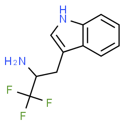 ChemSpider 2D Image | 1,1,1-Trifluoro-3-(1H-indol-3-yl)-2-propanamine | C11H11F3N2