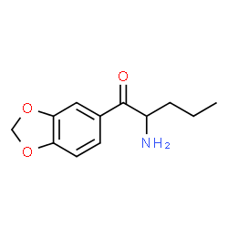 ChemSpider 2D Image | 2-Amino-1-(1,3-benzodioxol-5-yl)-1-pentanone | C12H15NO3