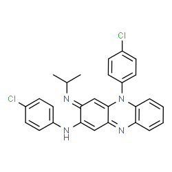 ChemSpider 2D Image | (E)-Clofazimine | C27H22Cl2N4