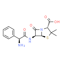 ChemSpider 2D Image | L-(+)-Ampicillin | C16H19N3O4S