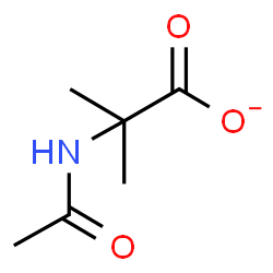 ChemSpider 2D Image | 2-Acetamido-2-methylpropanoate | C6H10NO3