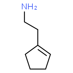 ChemSpider 2D Image | 2-(1-Cyclopenten-1-yl)ethanamine | C7H13N
