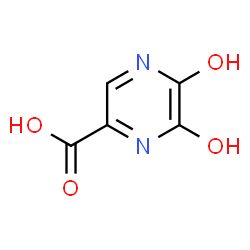 ChemSpider 2D Image | 5,6-Dihydroxy-2-pyrazinecarboxylic acid | C5H4N2O4