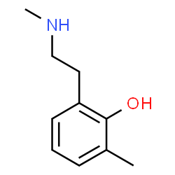 ChemSpider 2D Image | 2-Methyl-6-[2-(methylamino)ethyl]phenol | C10H15NO