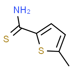 ChemSpider 2D Image | 5-Methyl-2-thiophenecarbothioamide | C6H7NS2