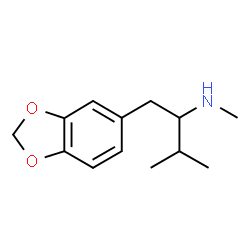 ChemSpider 2D Image | 1-(1,3-Benzodioxol-5-yl)-N,3-dimethyl-2-butanamine | C13H19NO2
