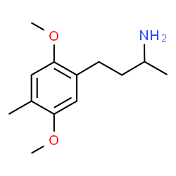 ChemSpider 2D Image | 4-(2,5-Dimethoxy-4-methylphenyl)-2-butanamine | C13H21NO2