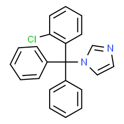 ChemSpider 2D Image | Clotrimazole | C22H17ClN2