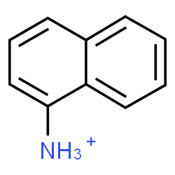 ChemSpider 2D Image | 1-Naphthalenaminium | C10H10N
