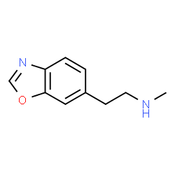 ChemSpider 2D Image | 2-(1,3-Benzoxazol-6-yl)-N-methylethanamine | C10H12N2O