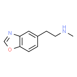 ChemSpider 2D Image | 2-(1,3-Benzoxazol-5-yl)-N-methylethanamine | C10H12N2O