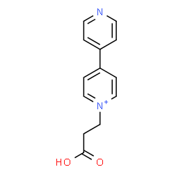 ChemSpider 2D Image | 1-(2-Carboxyethyl)-4-(4-pyridinyl)pyridinium | C13H13N2O2