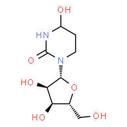 ChemSpider 2D Image | Tetrahydrouridine | C9H16N2O6