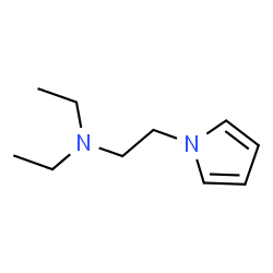 ChemSpider 2D Image | N,N-Diethyl-2-(1H-pyrrol-1-yl)ethanamine | C10H18N2