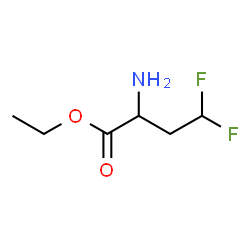 ChemSpider 2D Image | Ethyl 2-amino-4,4-difluorobutanoate | C6H11F2NO2