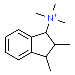 ChemSpider 2D Image | N,N,N,2,3-Pentamethyl-1-indanaminium | C14H22N