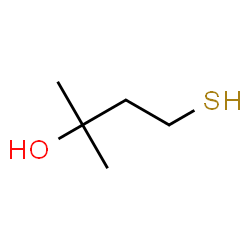 ChemSpider 2D Image | 2-Methyl-4-sulfanyl-2-butanol  | C5H12OS