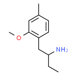 ChemSpider 2D Image | 1-(2-Methoxy-4-methylphenyl)-2-butanamine | C12H19NO