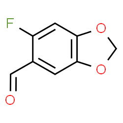 ChemSpider 2D Image | 6-Fluoro-1,3-benzodioxole-5-carbaldehyde | C8H5FO3