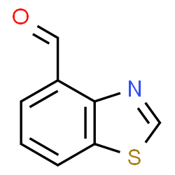 ChemSpider 2D Image | 1,3-Benzothiazole-4-carbaldehyde | C8H5NOS
